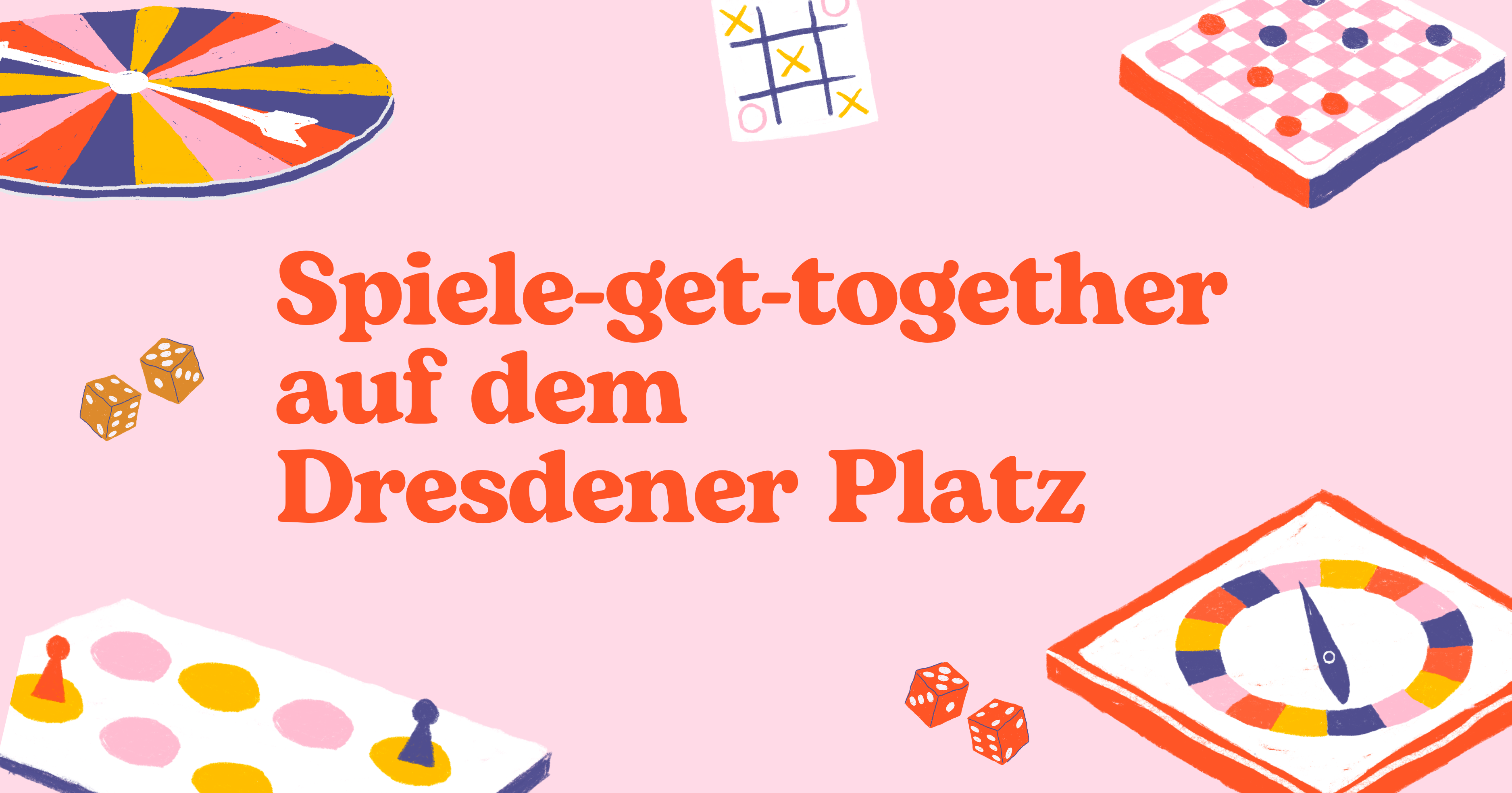 Spiele-get-together auf dem Dresdener Platz